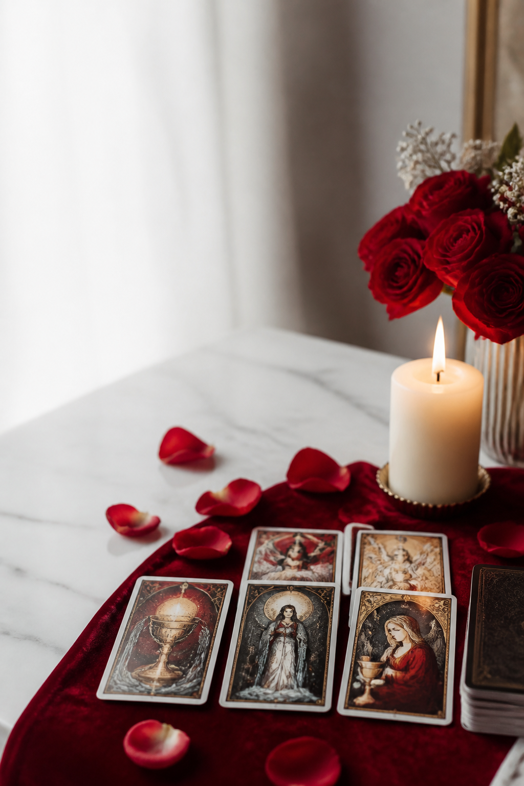 Lectura de tarot elegante
